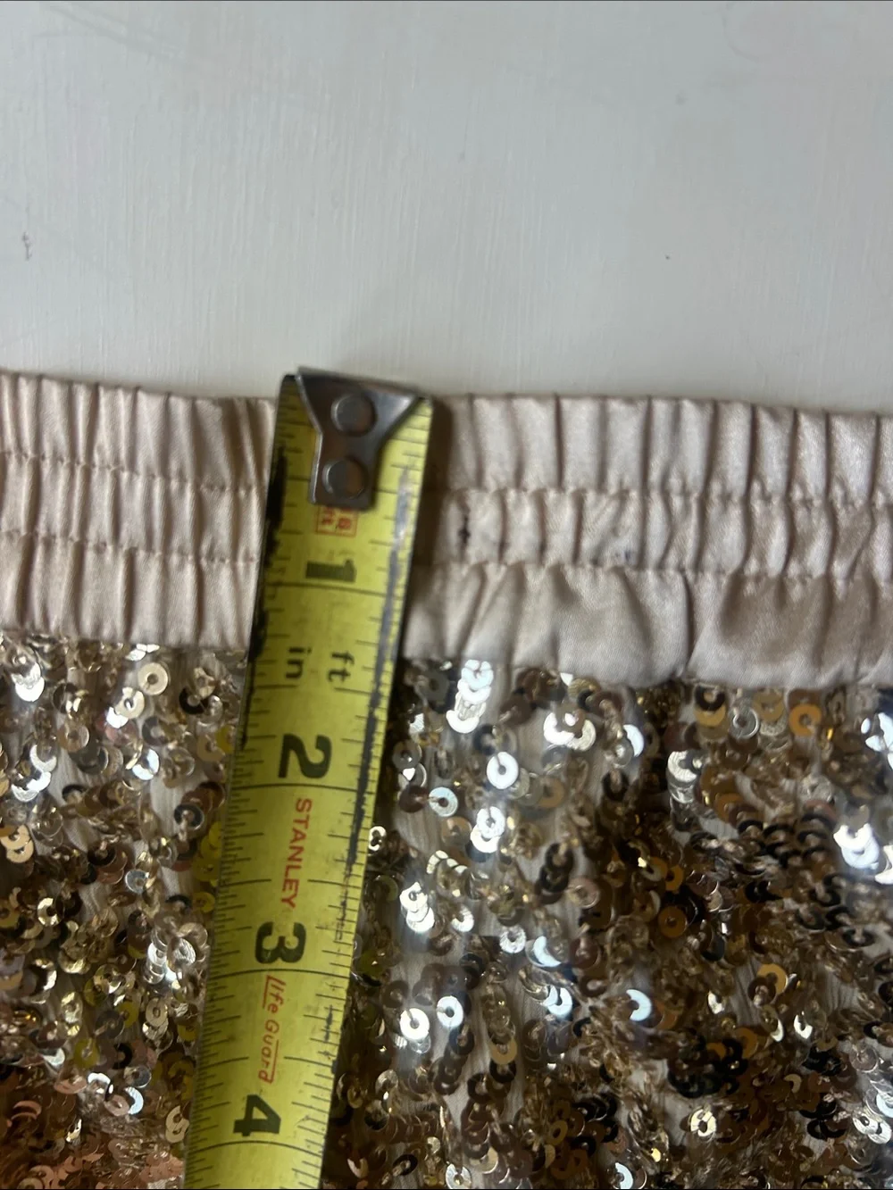 GAP kids Sequined Gold Skirt- Large/10